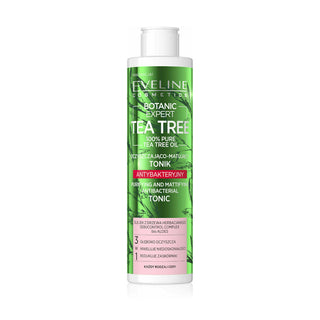 Eveline Cosmetics Botanic Expert 100% Tea Tree Oil Purifying and Mattifying Anti bacterial Tonic