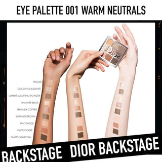 Dior Backstage Eyeshadow Palette - 001 Warm Neutrals - Shopaholic