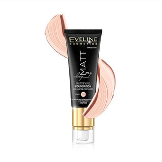 Eveline Cosmetics Matt My Day Mattifying Foundation - 01 Ivory