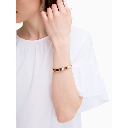Kate Spade Spot The Spade Studded Hinged Bangle