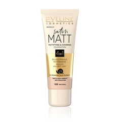 Eveline Cosmetics Satin Matt Mattifying & Covering Foundation - 103 Natural