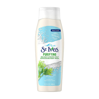 St. Ives Purifying Sea Salt & Pacific Kelp Body Wash 400ml