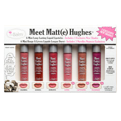 theBalm Meet Matte Hughes Set of 6 Mini Long-Lasting Liquid Lipsticks - Vol. 3