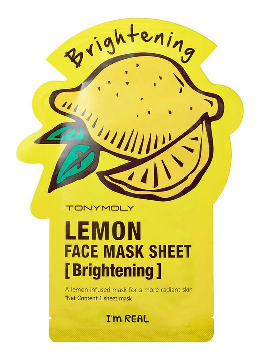 TONYMOLY I'm Real Lemon Mask Sheet - Brightening