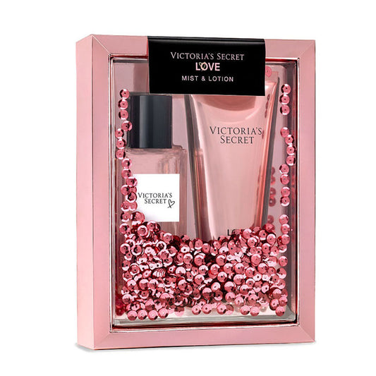 Victoria's Secret Fragrance Lotion & Mist Gift Set - Love