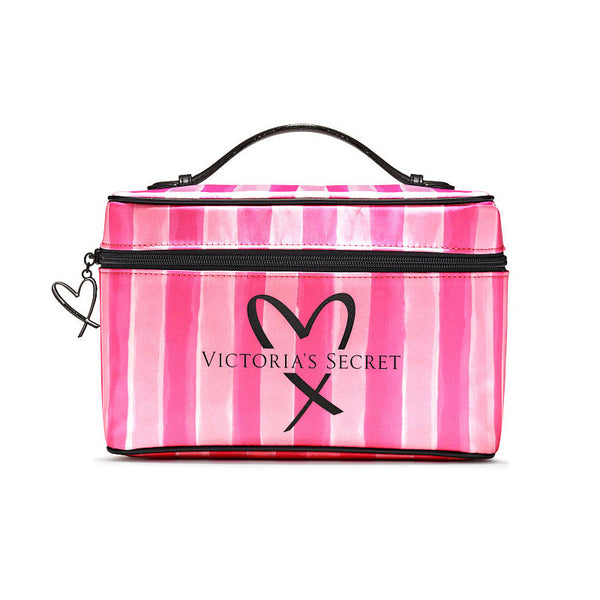 Victoria s Secret VS Signature Stripe Weekender Train Case